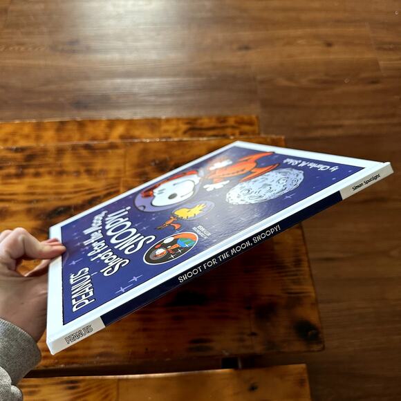 Peanuts Shoot For The Moon Snoopy Hardcover Book - Picture 7 of 7